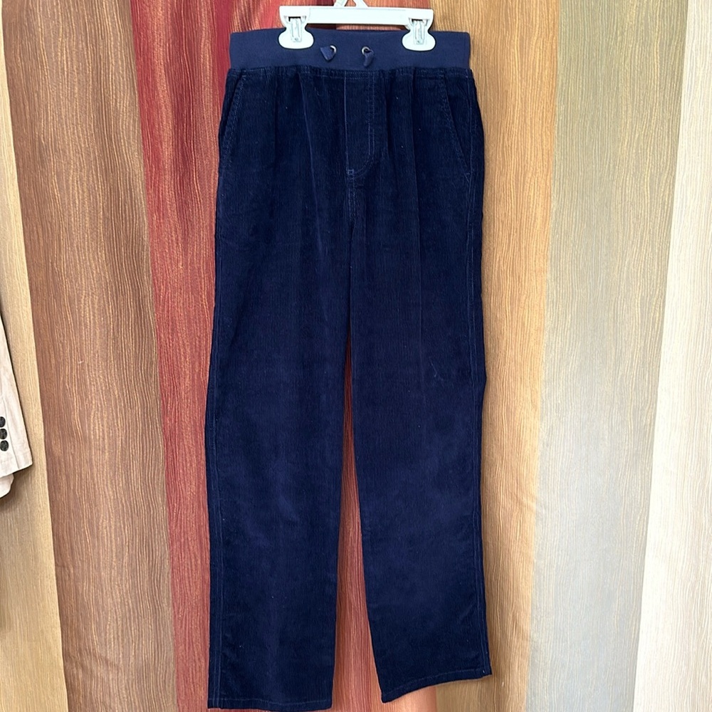 EUC - Hanna Andersson Cuddly Corduroy Navy Pants